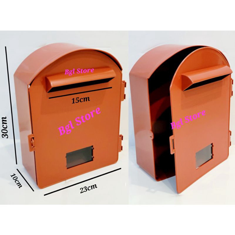 AppleLady Red Letter Box / Peti Surat Plastik Shopee Malaysia