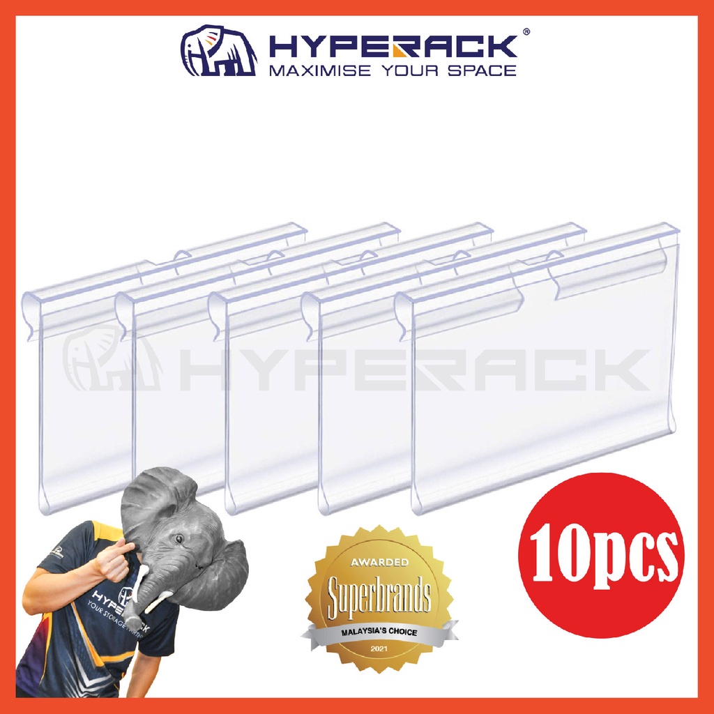 HYPERACK ™️ [Fast Delivery] 10pcs Transparent Clear Plastic Label