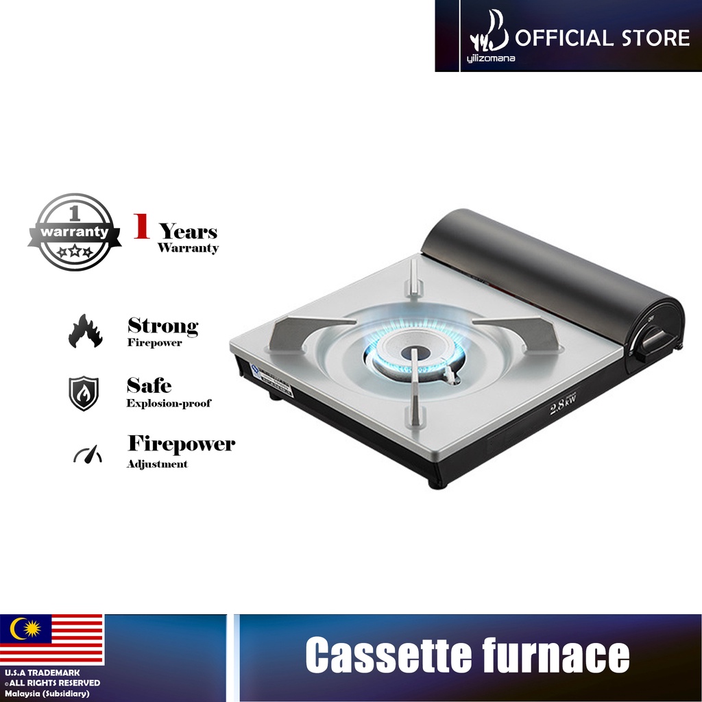 Yilizomana Portable Steamboat Gas Stove Mini Stove Gas Burner Portable