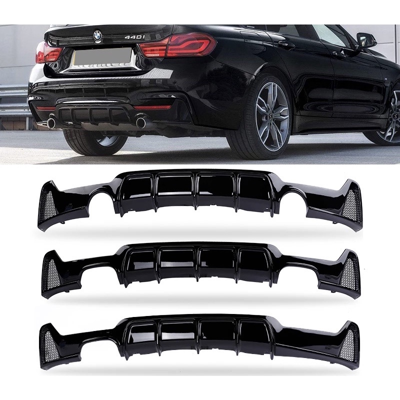 BMW F32 M sport performance rear bumper diffuser skirt lip Msport