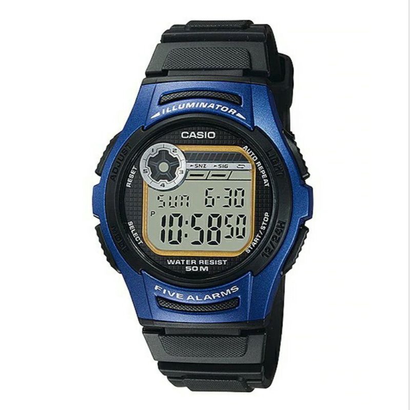 Watch Casio Multiple Alarms W2132 ORIGINAL Shopee Malaysia