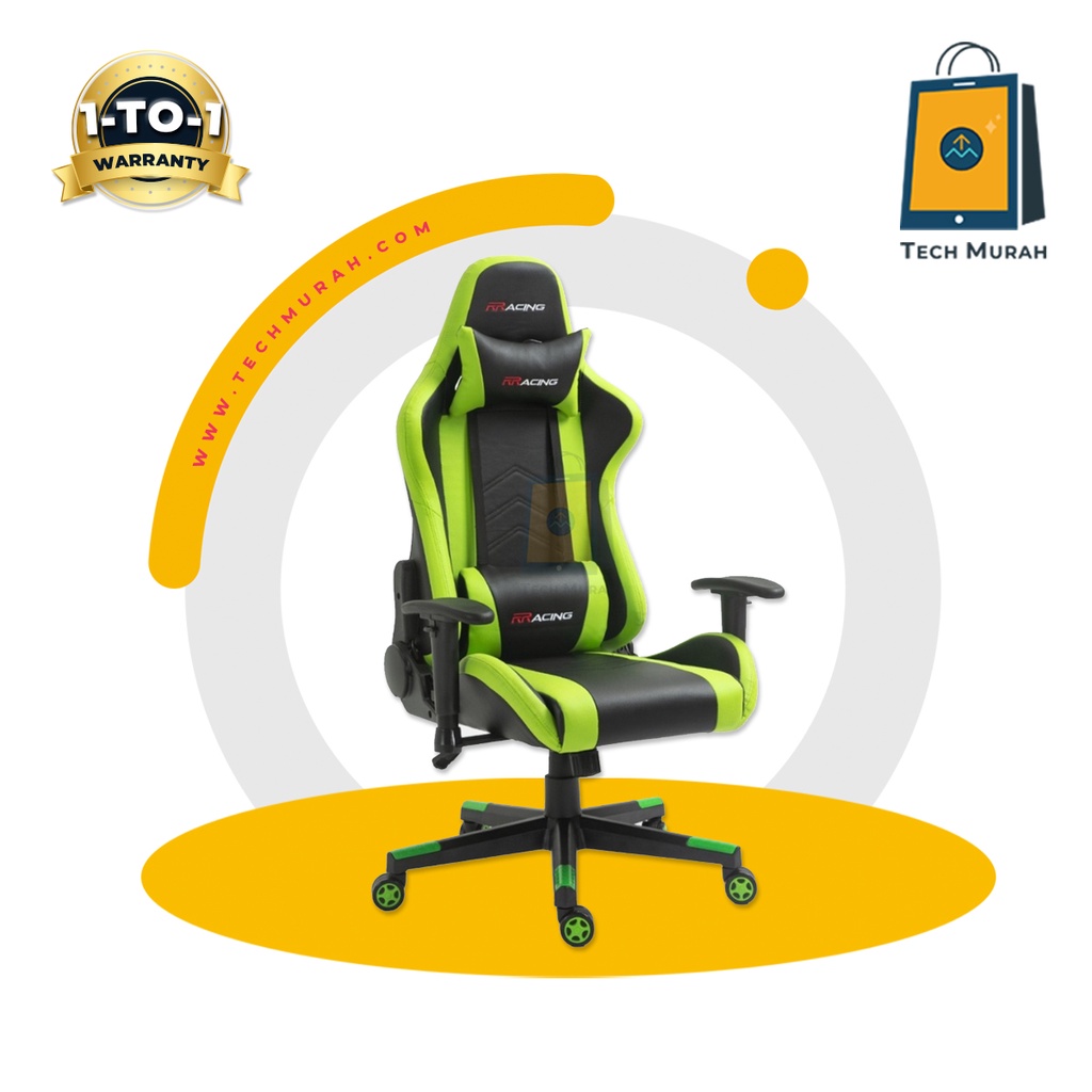 (NEW) RRacing SAGA Series Green Black ( PU Leather ) Best & Affordable