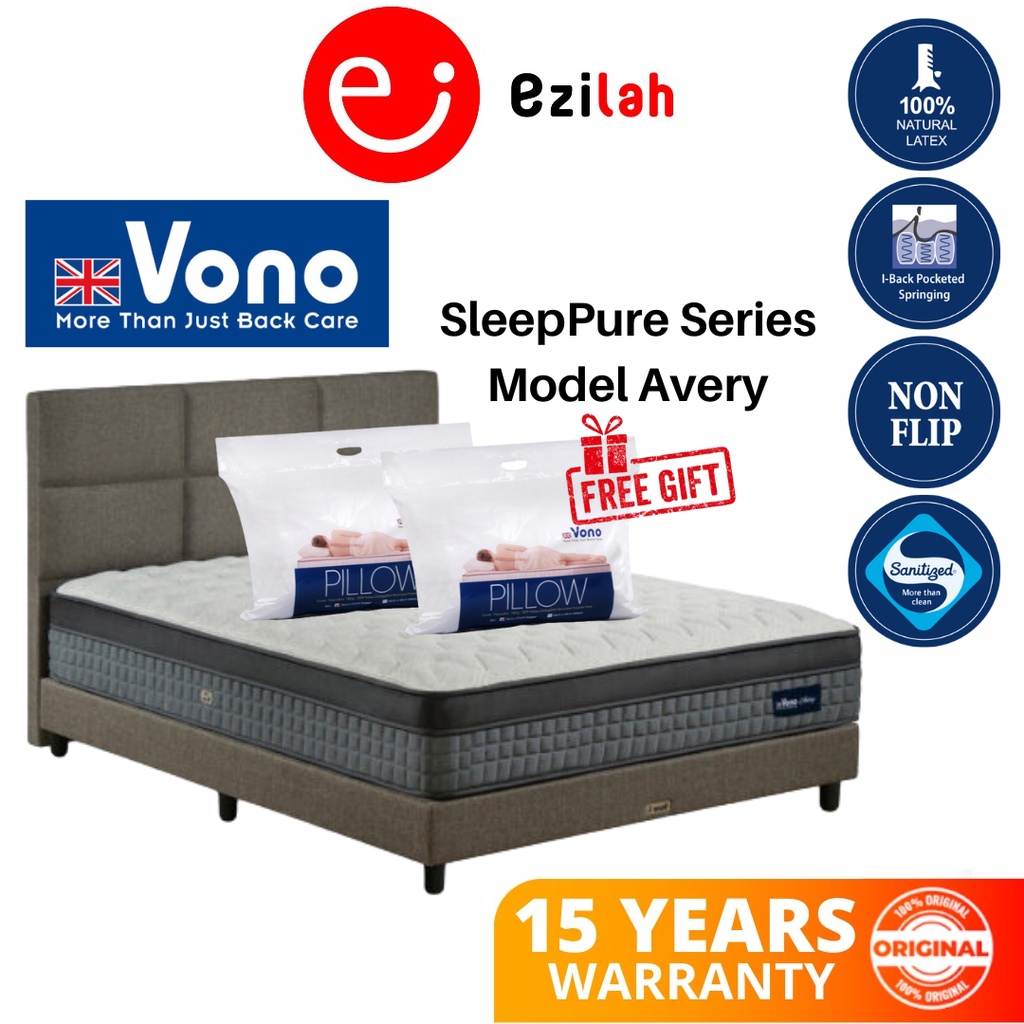Vono Avery Mattress/ Single/ Super Single/ Queen/ King Shopee Malaysia