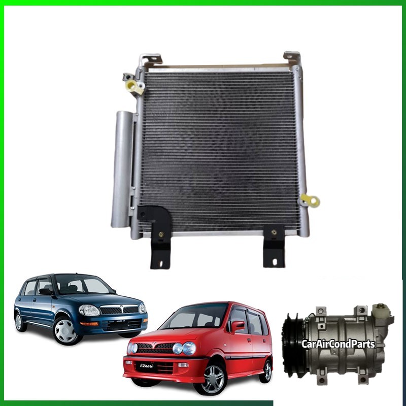 HEAVY DUTY PERODUA KENARI, KELISA DENSO AIR COND CONDENSER AFTERMARKET