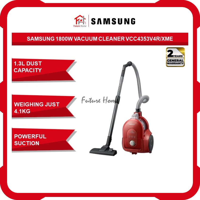 Samsung 1800W Vacuum Cleaner VCC4353V4R/XME / VCC4353V4R Shopee Malaysia