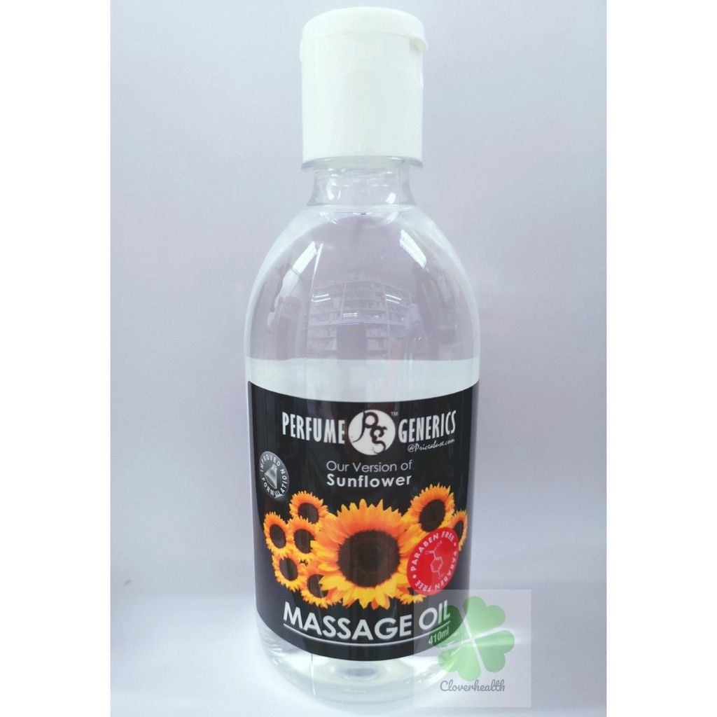 PG Perfume Generics Massage Oil 410ml Sunflower / Ginger / Lemongrass