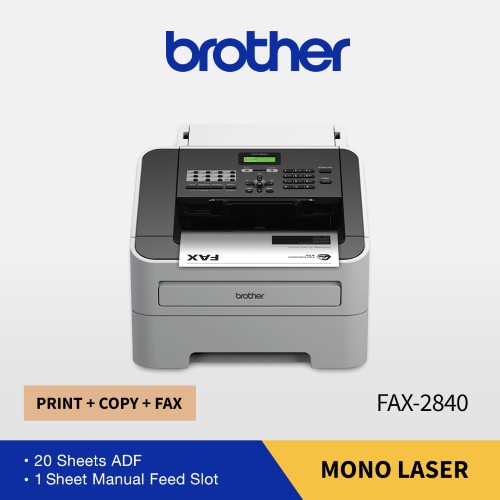 Brother FAX2840 FAX2840 Fax Machine FAX2840 High Speed Laser Fax