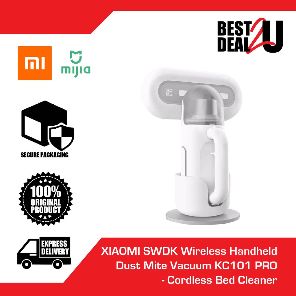 XIAOMI SWDK Wireless Handheld Dust Mite Vacuum KC101 PRO Cordless Bed