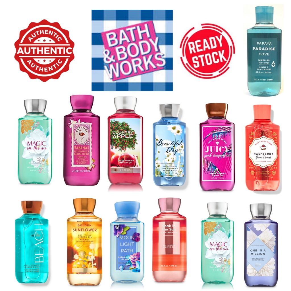 CLEARANCE!! (Original/Authentic) Bath & Body Works Shower Gel Shopee