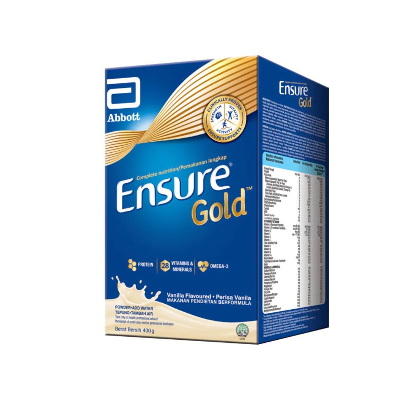 Ensure Gold 400g Vanilla [ Expire 2021 ] Shopee Malaysia
