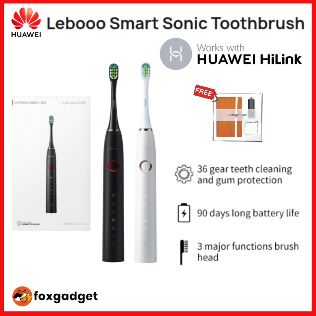 Huawei Lebooo Electric Sonic Toothbrush FreeGifts 100 Original
