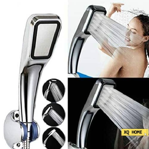Shower Head 300 holes High Pressure Boosting Water Saving Rain Shower