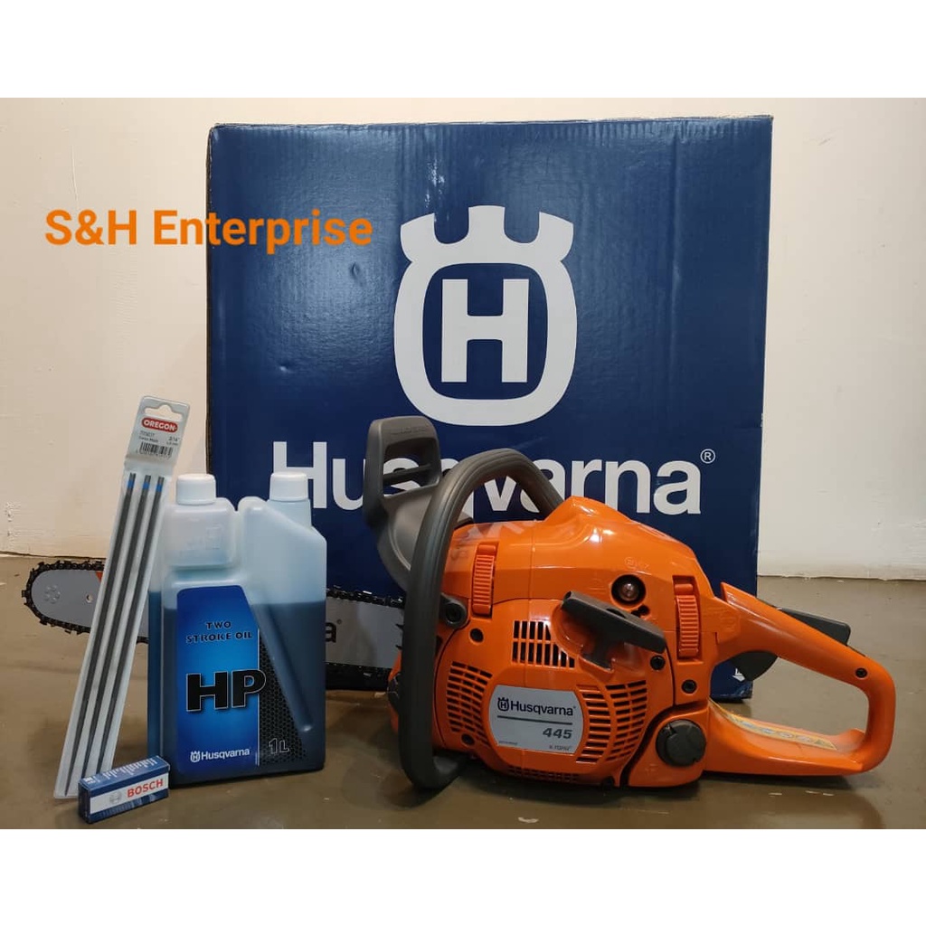 HUSQVARNA 445II Chainsaw 18" /20'' Guide Bar & Chain (Made in Sweden