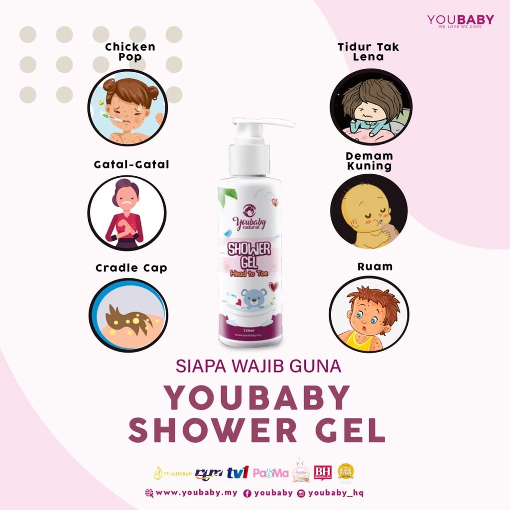 Baby Shower Gel Head To Toe, Gel Mandian Untuk Kulit Bayi Sensitive