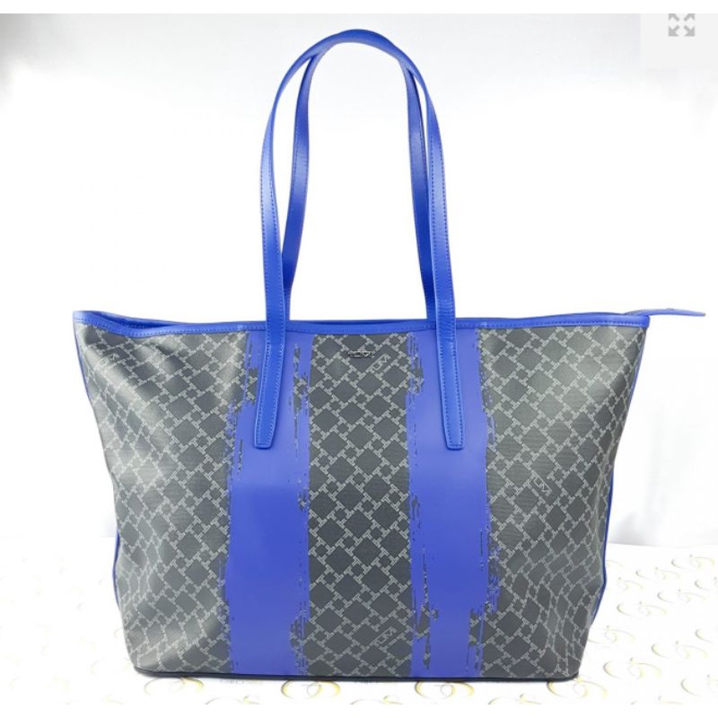 [AUTHENTIC] Tumi Totes Everyday Tote Brushed Blue Shopee Malaysia