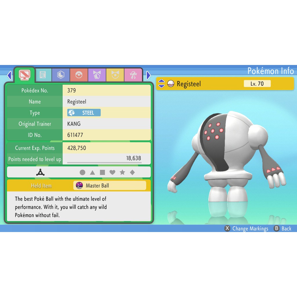 Pokemon Brilliant Diamond & Shining Pearl 6IV Registeel Shopee Malaysia