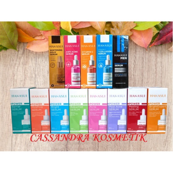 Hanasui SERUM ALL Variant ANTI ACNE/VITAMIN C/ WHITENING GOLD/VITAMIN C