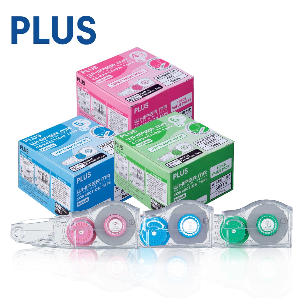 PLUS Whiper MR Correction Tape Refills 10 in 1 Shopee Malaysia