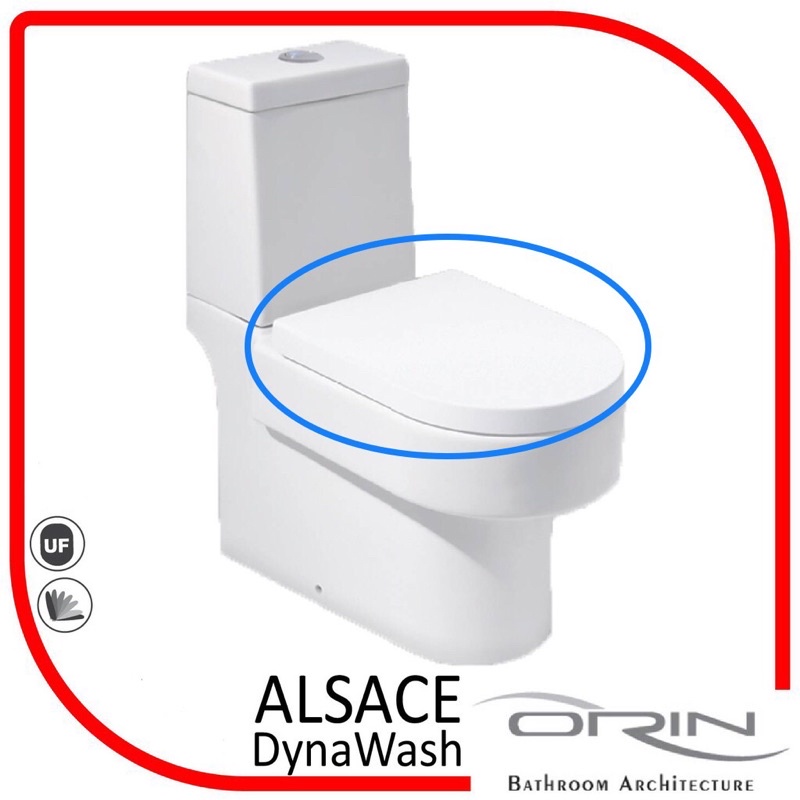 Replacement ORIN Alsace WC Premium Quality UF U Shape Toilet Seat