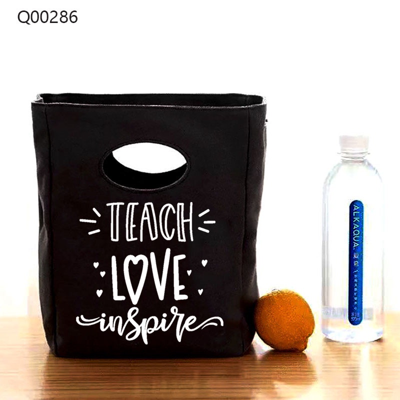 The Best Teacher Lunch Bag Teacher's Day Gift Portable Lunch Box Bag