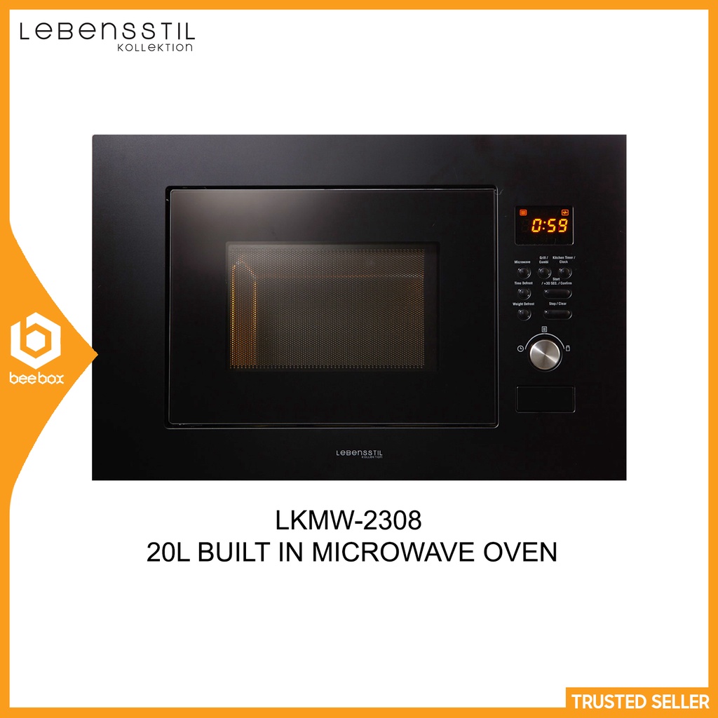 Lebensstil LKMW2505G 25L BuiltIn Microwave Oven LKMW2505G Shopee