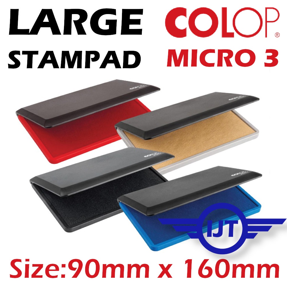 COLOP Micro 3 Large Stampad / COLOP Big Stamp Pad / Ink Pad (90 x 160mm