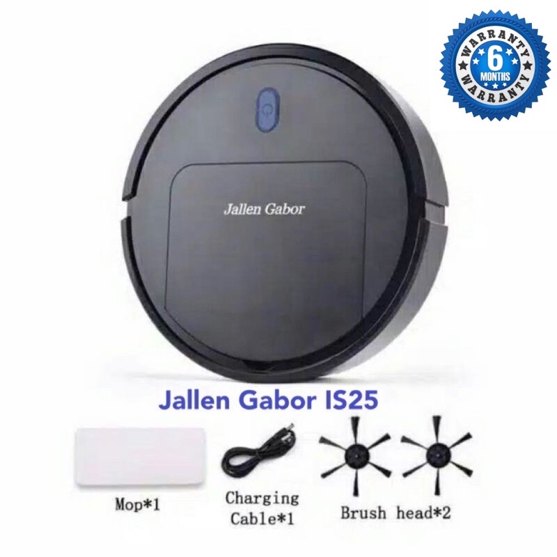 Jallen Gabor Robot Vacuum IS25 (3in1) / IS25A (5in1) Intelligent Vacuum
