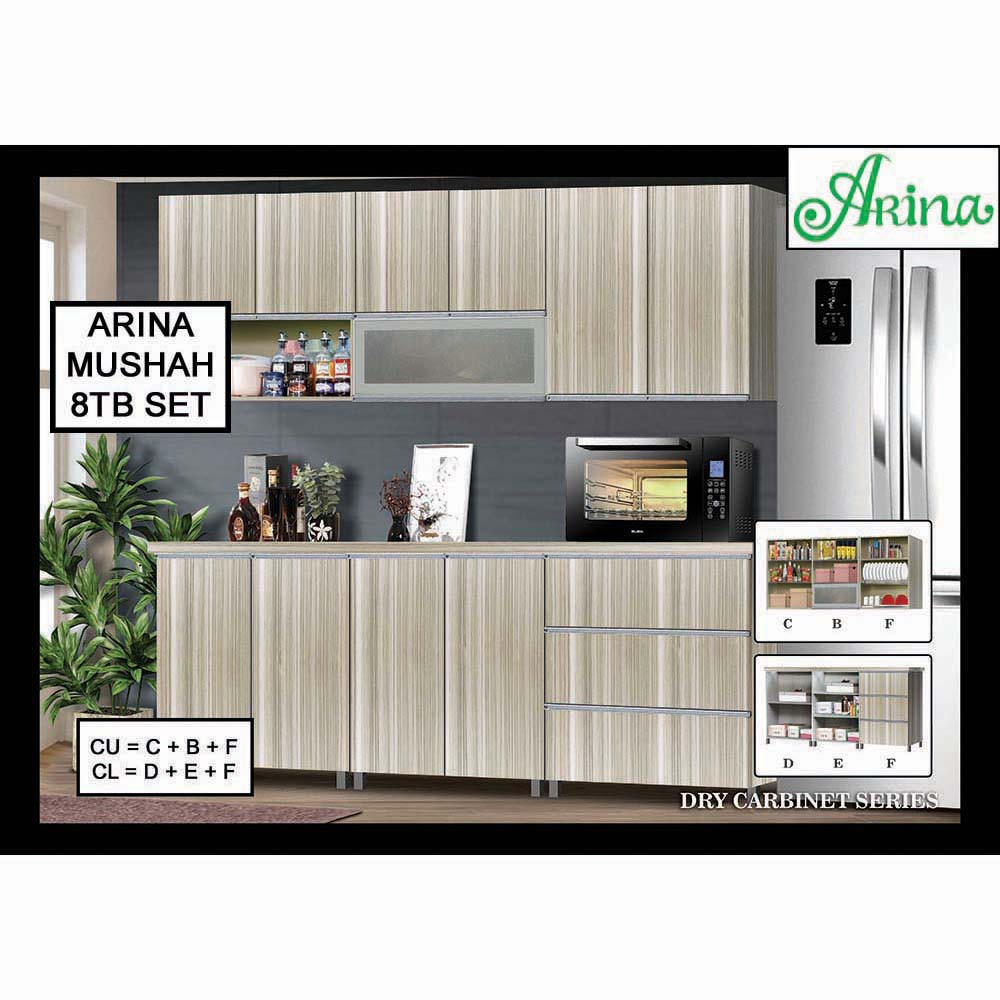 (SEREMBAN Delivery & Installation) ARINA MU8TB MUSHAH 8TB Top Bottom