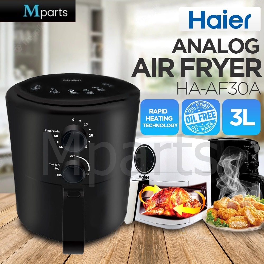 HAAF30A HAIER AIR FRYER (3L) GORENG TANPA MINYAK Shopee Malaysia