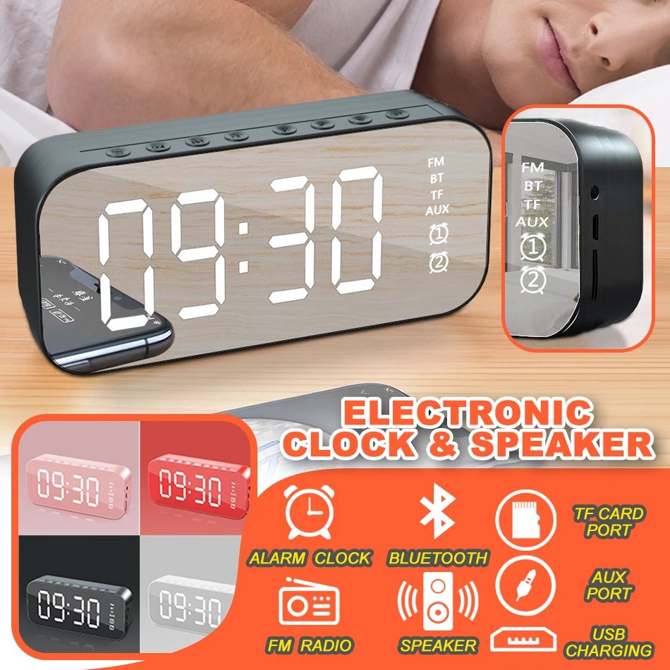 Tollo_regina Mini Bluetooth Portable Wireless Speaker with TF Card Aux