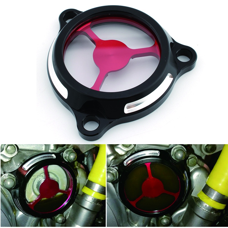 Engine Oil Filter Clear Clutch Cover For SUZUKI DRZ400 DRZ400E DRZ400S