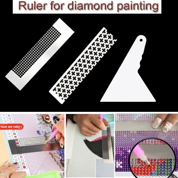Diamond painting square diamond grid ruler plum blossom ruler diamond
