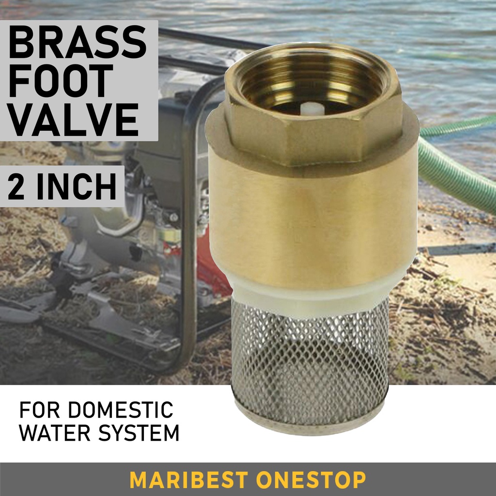 2" Inch Brass Foot Valve Brass Spring Foot Valve Pump Foot Valve Filter Foot Valve Water Pump