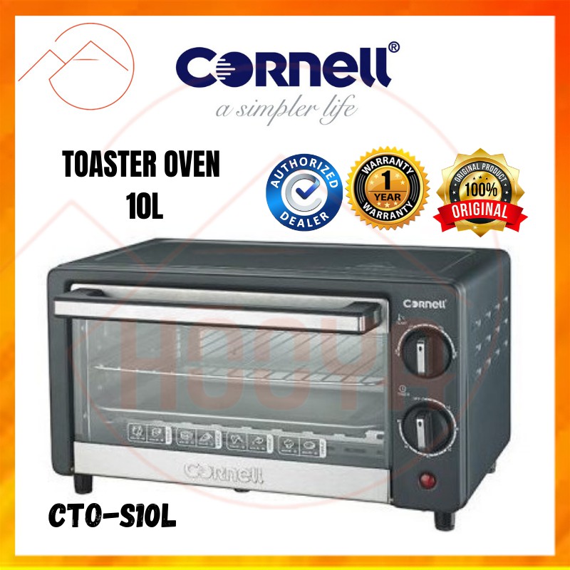 Cornell CTOS10L 10 Litre Electric Toaster Oven With Grill Tray [READY