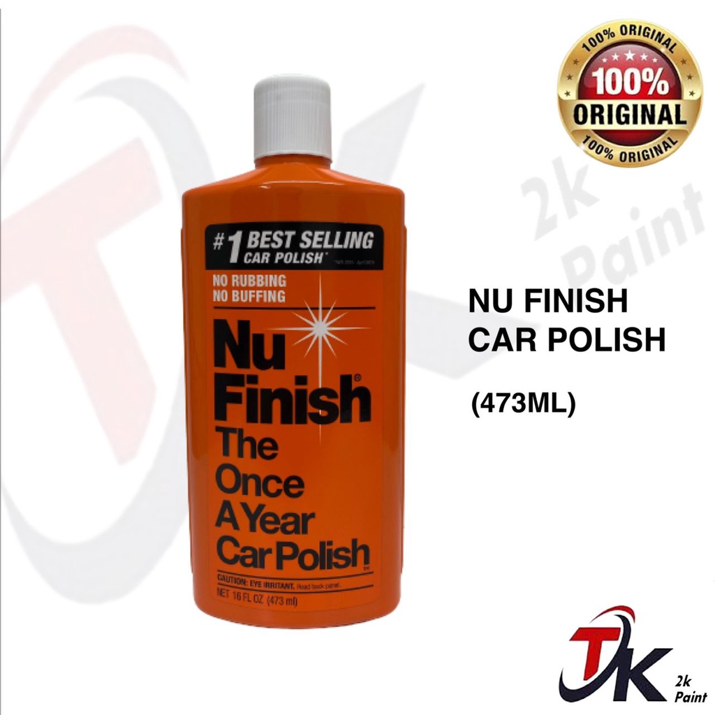 NU FINISH THE ONCE A YEAR CAR POLISH WAX 473ML **READY STOCK