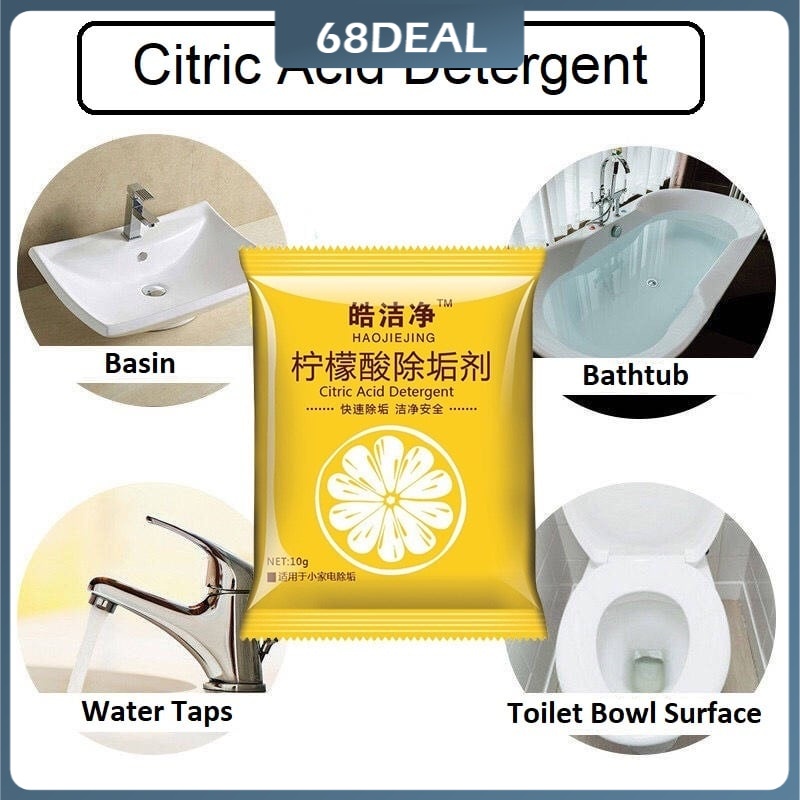 [Johor Stock] 10g/pack Cleaning Citric Acid Detergent Inner Container