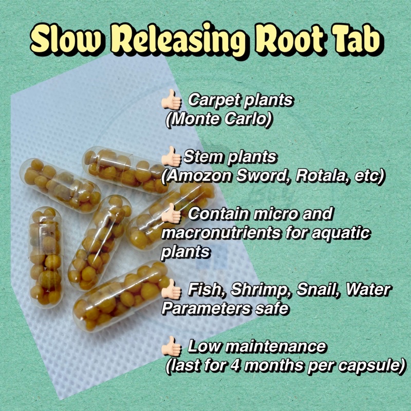 Slow Releasing Root Tabs for Aquarium Plants Shopee Malaysia