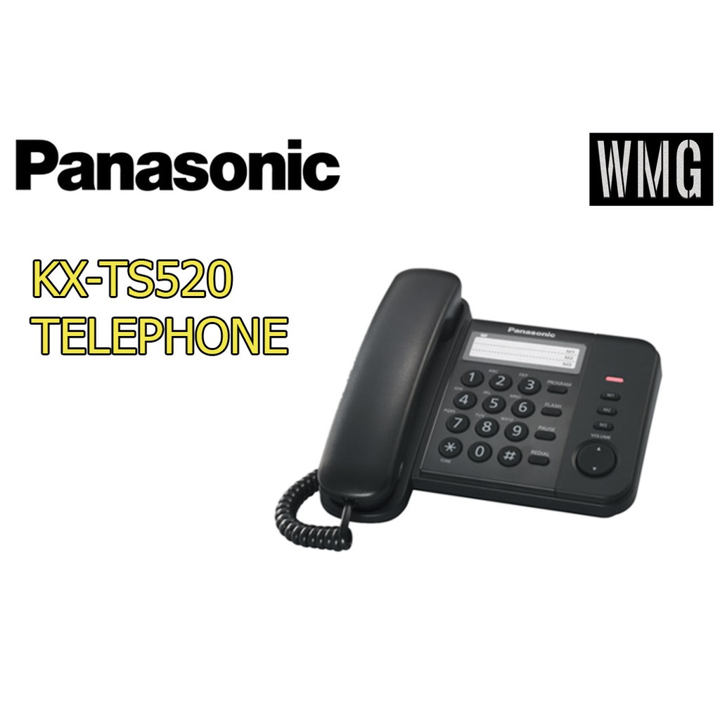 Panasonic Single Line Phone KXTS520ML (RANDOM COLOUR) Shopee Malaysia
