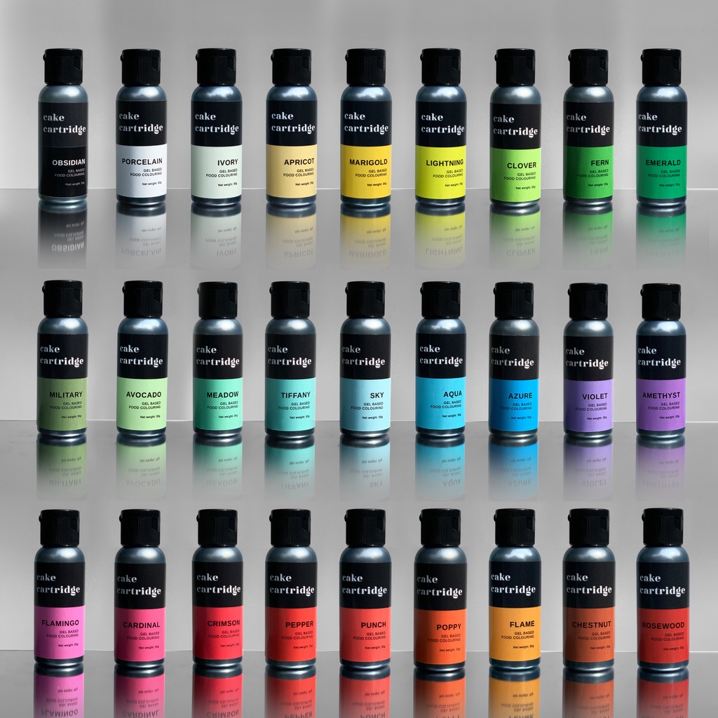 27 Colors Cake Cartridge HyperPigmented Gel Food Coloring