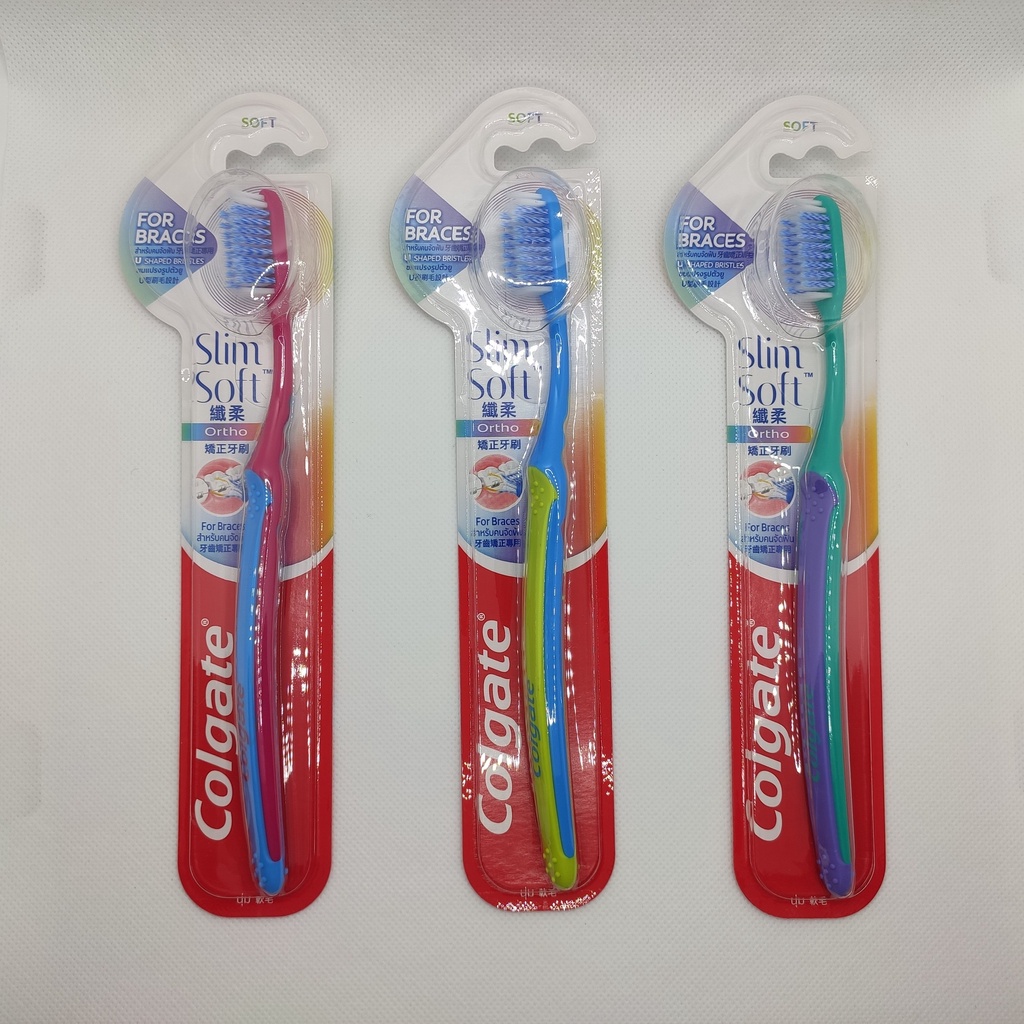 Colgate Orthodontic Slim Soft Ortho Toothbrush for Braces Shopee Malaysia