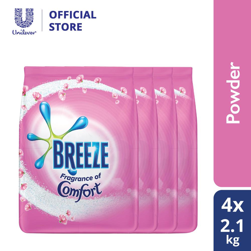 Breeze Powder Detergent Fragrance of Comfort (2.1kg x 4) Shopee Malaysia