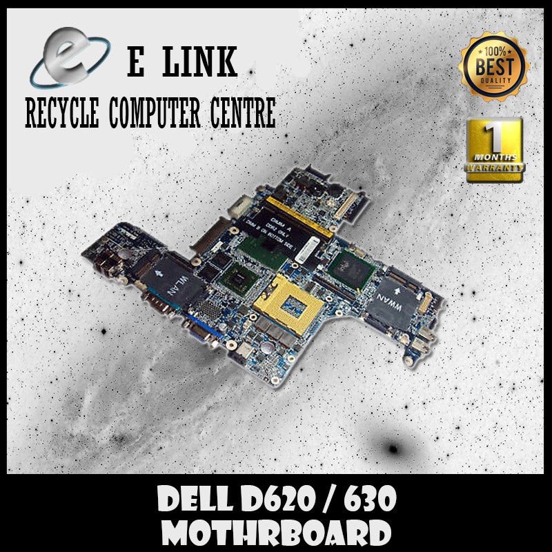 DELL LATITUDE D620 / D630 MOTHERBOARD ( USED ) | Shopee Malaysia