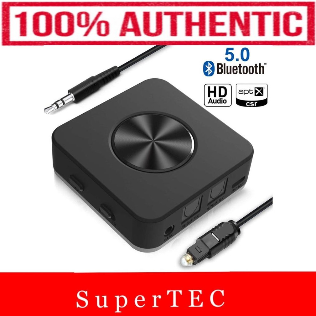 Yuanguo Bluetooth 5.0 Transmitter and Receiver 2in1 Adapter, 3.5mm