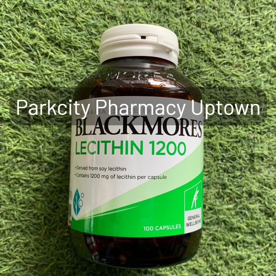 Blackmores Lecithin 1200mg 100 capsules [ Liver fat ] Derived from soy