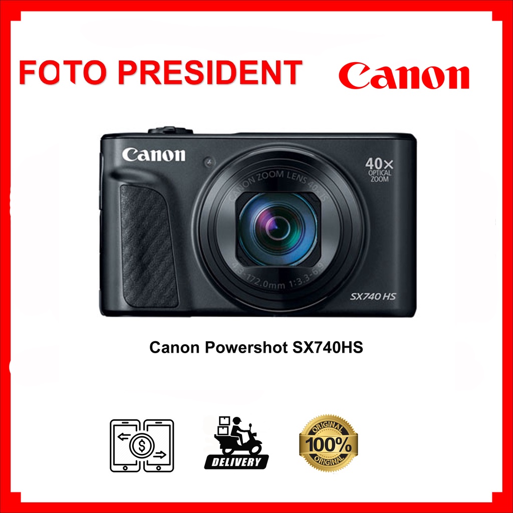 Canon Powershot SX740HS 40x Superzoom Digital Compact Camera Shopee