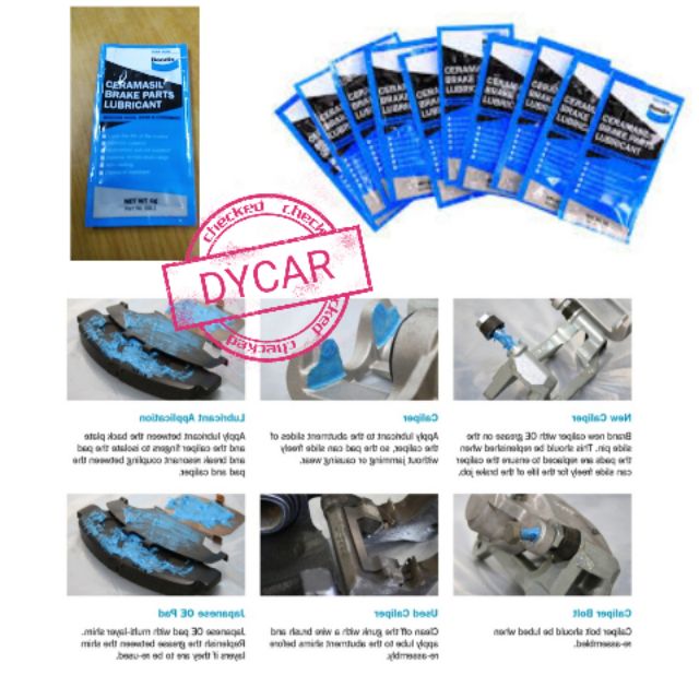 BENDIX CERAMASIL BRAKE PARTS LUBRICANT GREASE 6 GRAM Shopee Malaysia