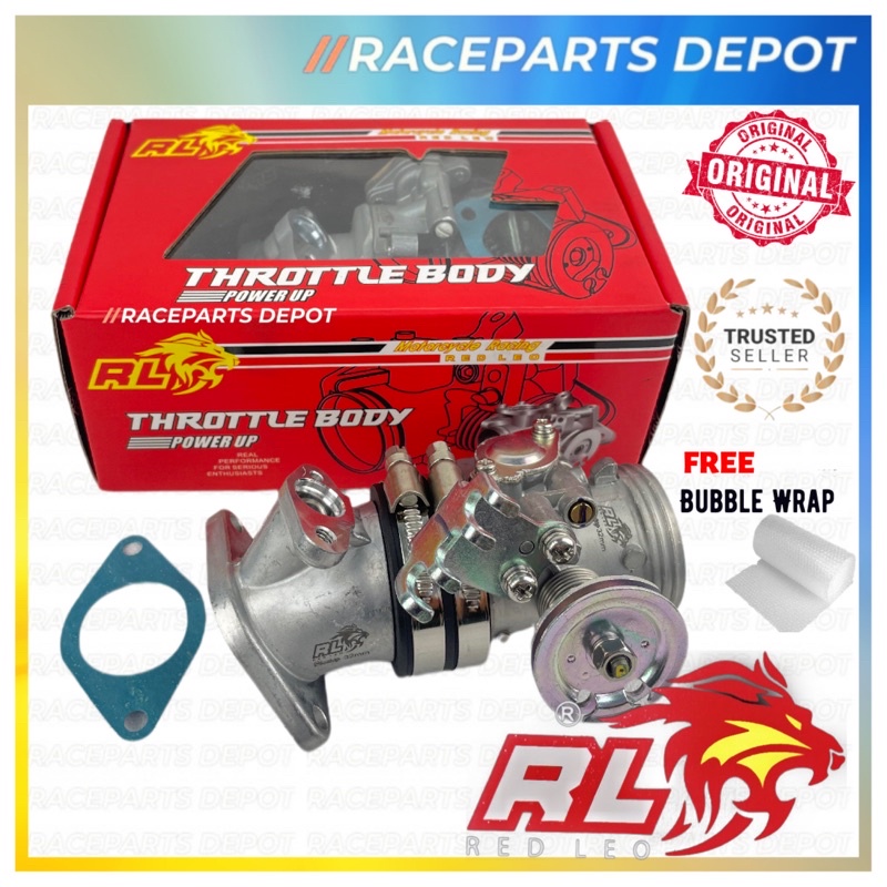 RED LEO Throttle Body Racing ( Y16 / Y15 Oval / Y15 / Rs150 ) Shopee
