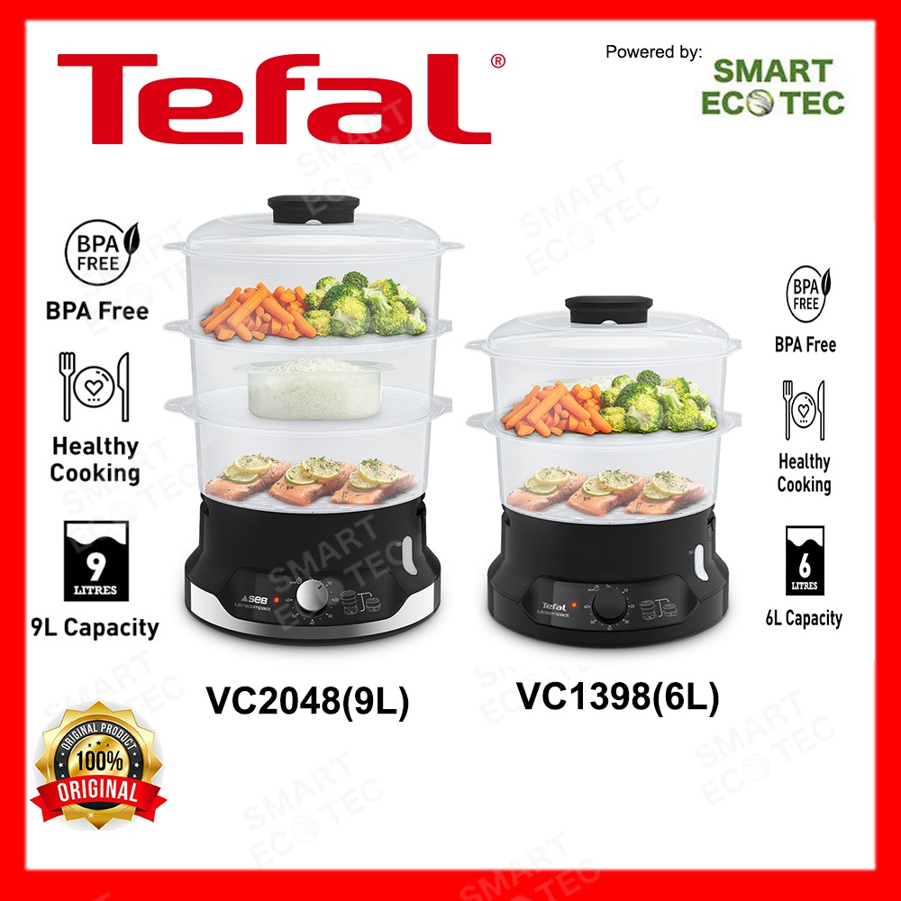 Tefal Food steamer 6L or 9L Convenient Steamer VC1401 / VC1398 (new