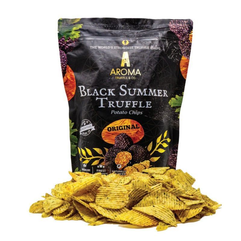 🔥AROMA BLACK SUMMER TRUFFLE POTATO CHIPS 🔥SG 🇸🇬 NO 1 Snack🔥100GRAM🔥