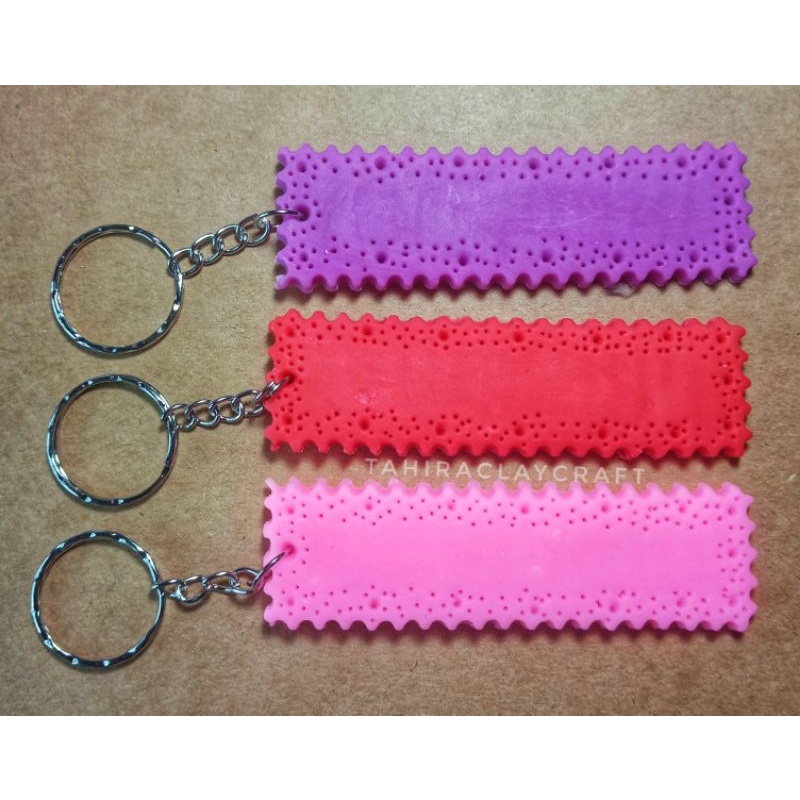 DIY KEYCHAIN NAMA PLAT CLAY ( M ) HURUF CLAY DIY KANAKKANAK